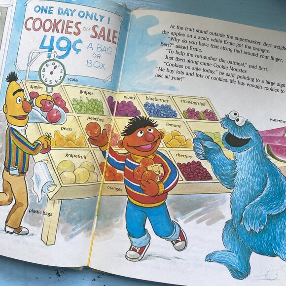 Vintage The Sesame Street Book Don’t Forget the Oatmeal - Picture 5 of 8